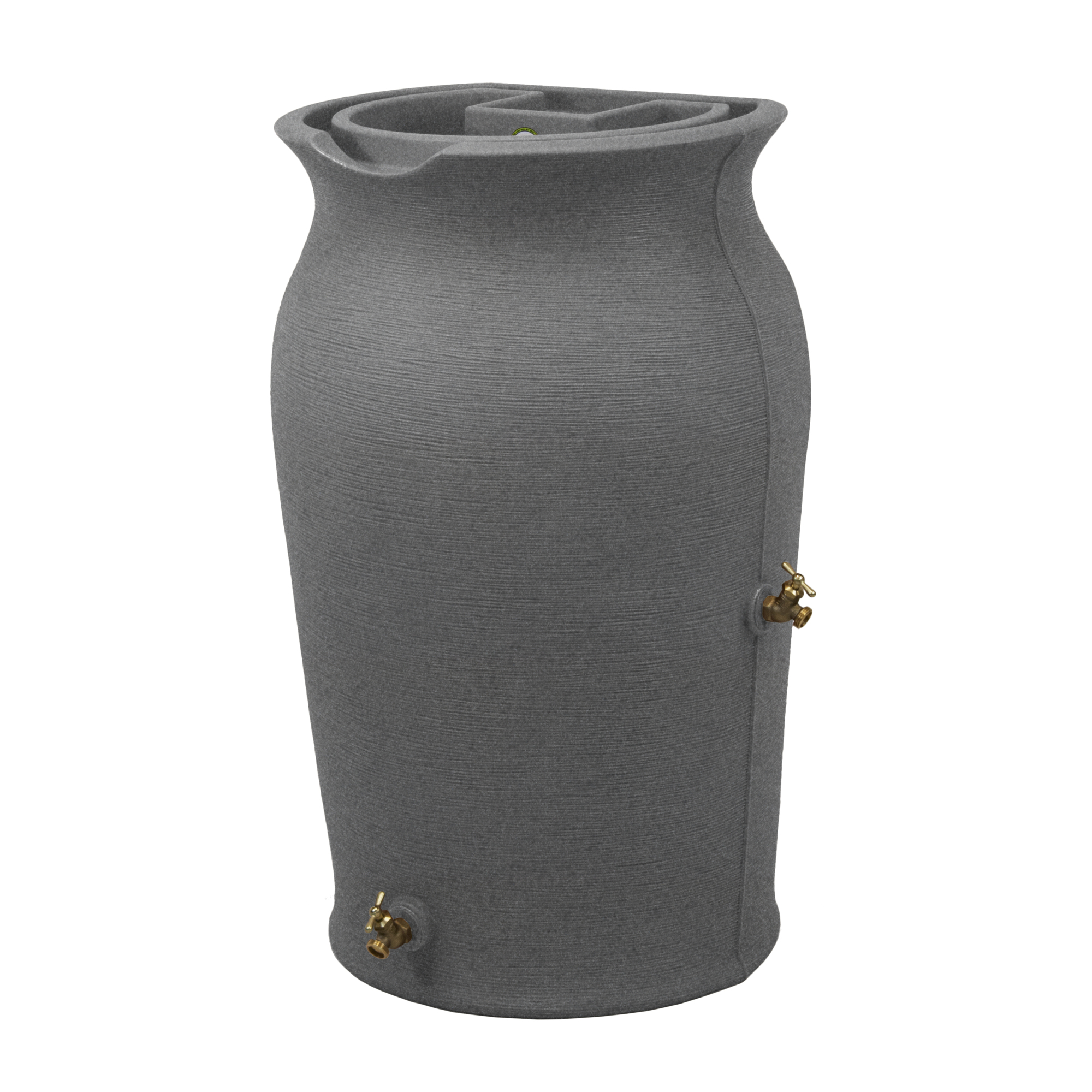 Good Ideas Impressions Amphora Rain Saver Barrel — 50-Gallon, Dark Granite, Model# IM-AMP050-DAR